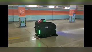  Commercial Robot Sweeper Scrubber for Supermarket Floor Care