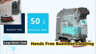Automatic Industrial Floor Robot Sweeper Scrubber for Business Spaces